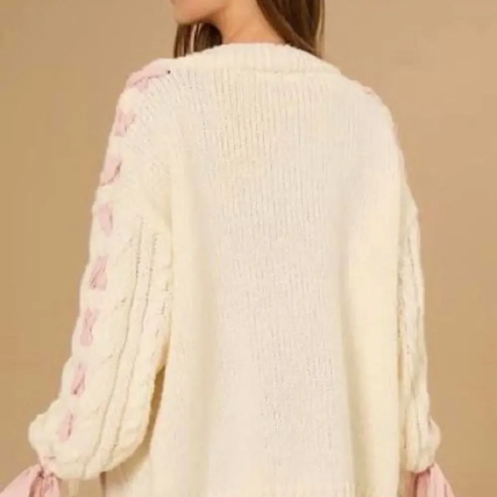 Altard state oversized cream cable